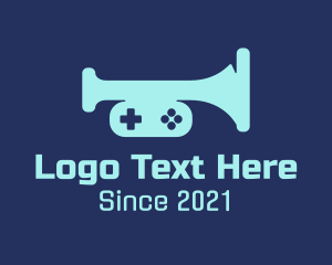 Blue Gaming Trumpet  logo