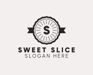 Ribbon Pie Banner logo design