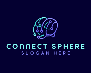 Network Connection Brain logo