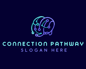 Network Connection Brain logo