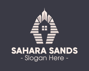 Egyptian Pharaoh Housing logo design