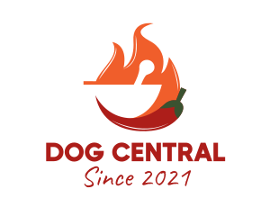 Hot Spicy Pepper  logo design