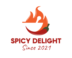 Hot Spicy Pepper  logo