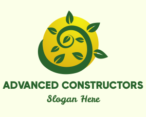 Organic Eco Farm logo design