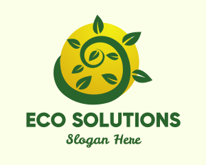 Organic Eco Farm logo design