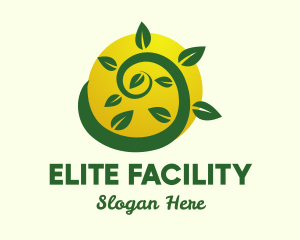 Organic Eco Farm logo design