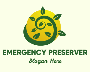 Organic Eco Farm logo design