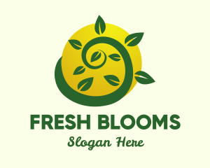 Organic Eco Farm logo design