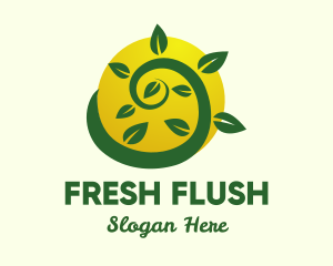 Organic Eco Farm logo design