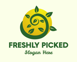 Organic Eco Farm logo design