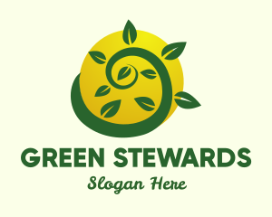 Organic Eco Farm logo design