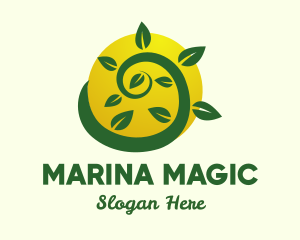 Organic Eco Farm logo design