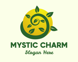 Organic Eco Farm logo design