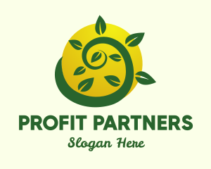 Organic Eco Farm logo design