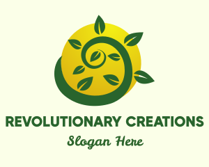 Organic Eco Farm logo design