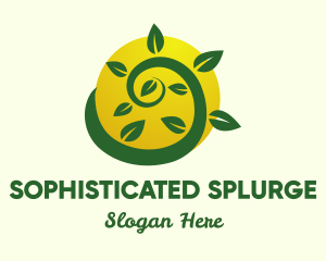 Organic Eco Farm logo design