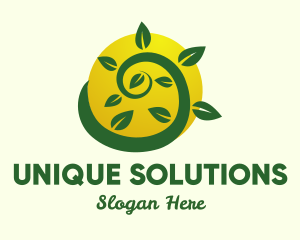 Organic Eco Farm logo design