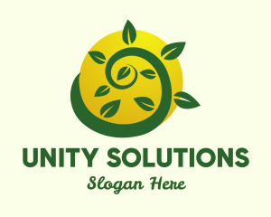 Organic Eco Farm logo design