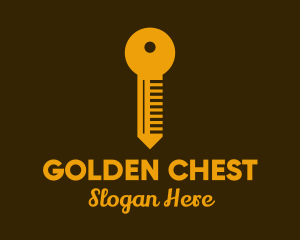 Golden Key Locksmith logo design