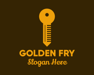 Golden Key Locksmith logo design