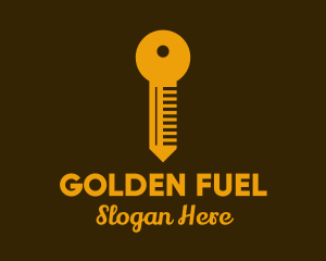 Golden Key Locksmith logo design