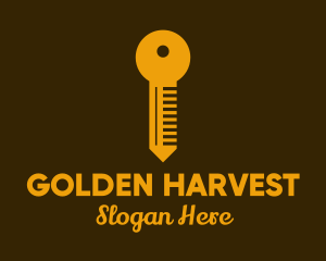 Golden Key Locksmith logo design