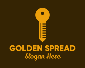 Golden Key Locksmith logo design