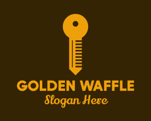 Golden Key Locksmith logo design