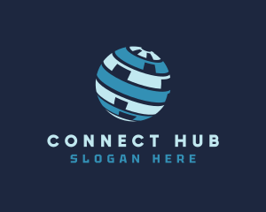 Globe Tech Connect logo design