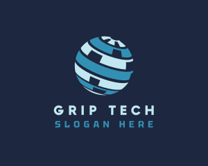 Globe Tech Connect logo design