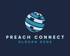 Globe Tech Connect logo design