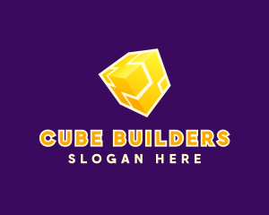 3D Gaming Cube logo design