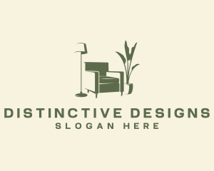 Chair Furniture Interior Design logo design