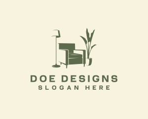 Chair Furniture Interior Design logo design