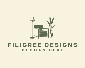 Chair Furniture Interior Design logo design