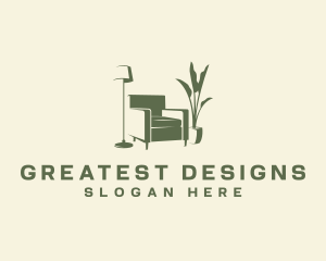 Chair Furniture Interior Design logo design