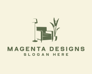 Chair Furniture Interior Design logo design