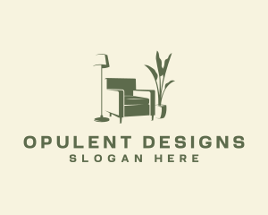 Chair Furniture Interior Design logo design