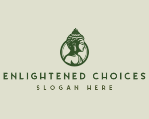 Buddha Statue Religion logo