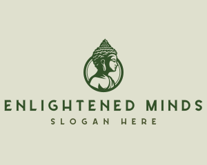 Buddha Statue Religion logo
