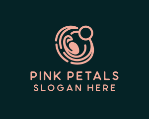 Pink Mother & Baby logo design