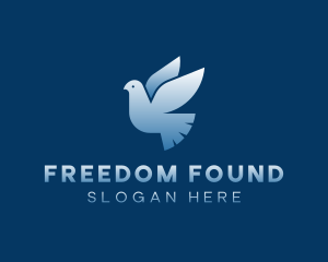 Blue Dove Freedom  logo design