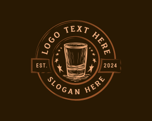 Liquor Shot Glass Brewery logo