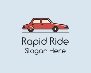 Red Car Sedan  logo