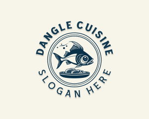 Seafood Restaurant Dining logo design