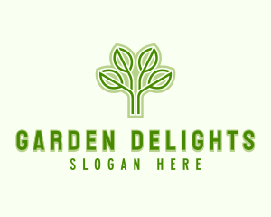 Environmental Tree Plant logo design