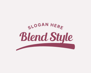 Clothing Script Style logo design