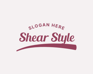 Clothing Script Style logo design