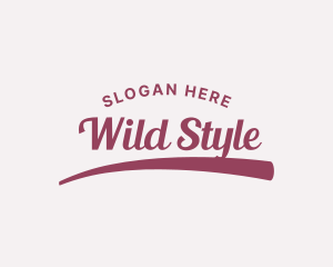 Clothing Script Style logo design