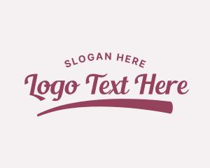 Style - Clothing Script Style logo design